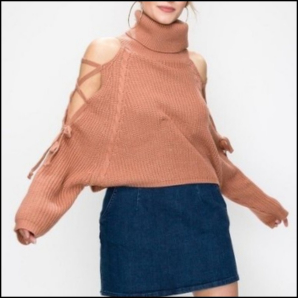 🍁PULL OVER TURTLE NECK SWEATER - Picture 2 of 4